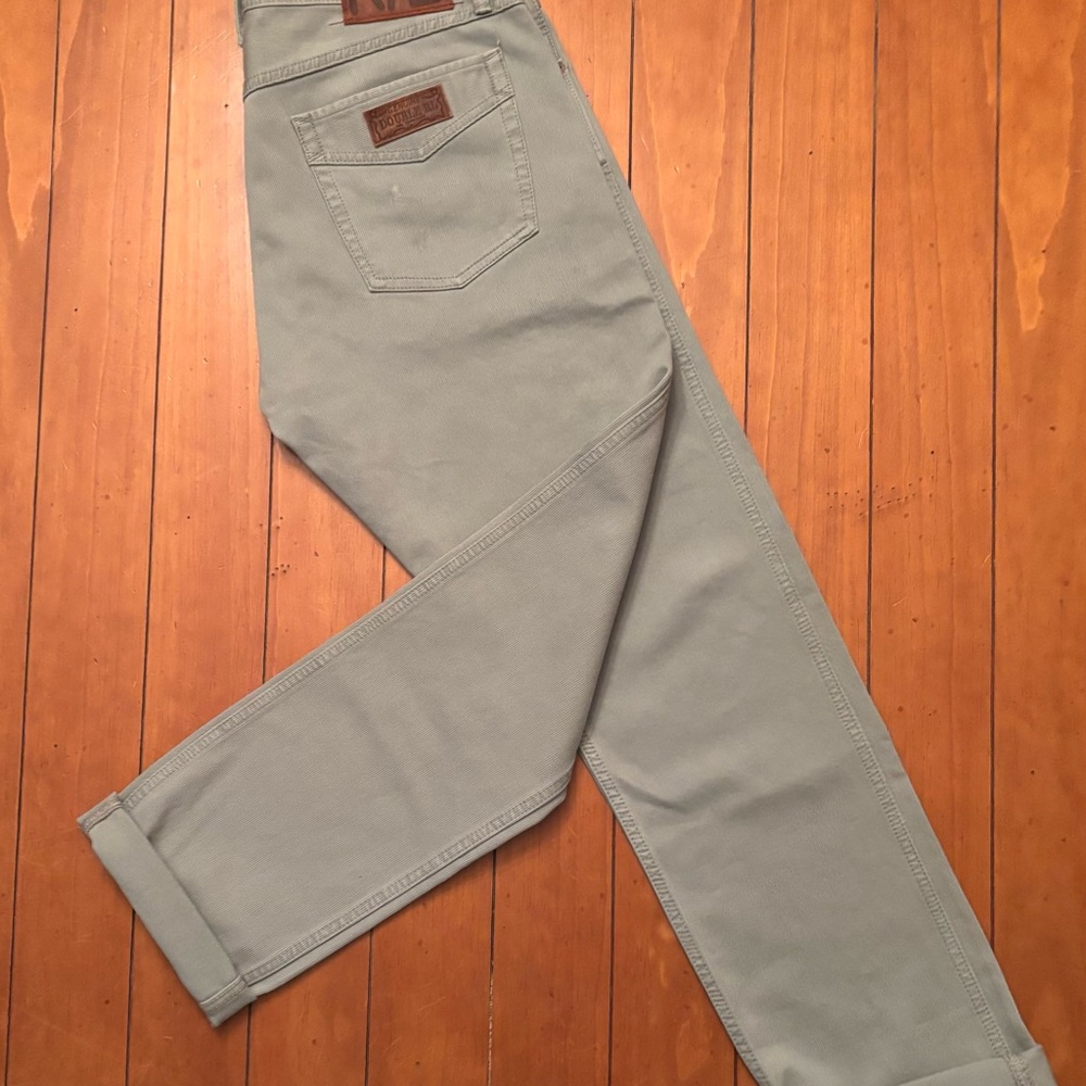 Ralph Lauren Double RL Men's Light Gray Slim Jeans